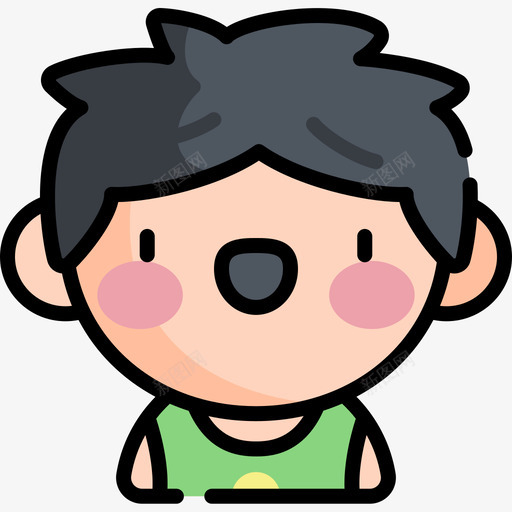 男孩9号游泳池线性颜色图标svg_新图网 https://ixintu.com 9号 游泳池 男孩 线性 颜色