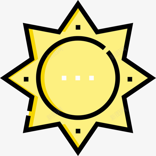 太阳生态230线性颜色图标svg_新图网 https://ixintu.com 太阳 生态 线性 颜色