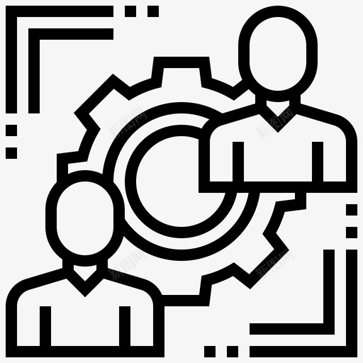 轮岗公司高管图标svg_新图网 https://ixintu.com 业务管理 公司 条线 职位 轮岗 高管