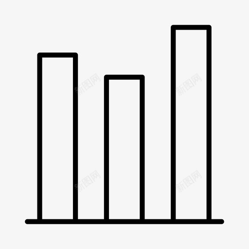 柱状图数字软件图标svg_新图网 https://ixintu.com 技术 数字 柱状 表格 软件