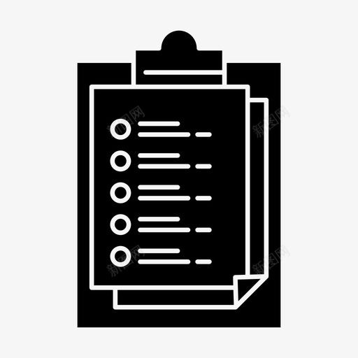 记事本演示文稿成绩单图标svg_新图网 https://ixintu.com 办公用品 成绩单 操作 文稿 演示 经验 结果 记事本