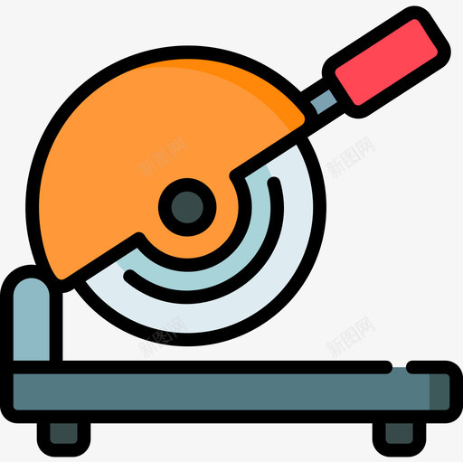 切割制造28线颜色图标svg_新图网 https://ixintu.com 切割 制造 颜色