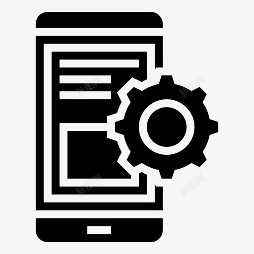 移动工程维修图标svg_新图网 https://ixintu.com 元素 字形 工程 技术 移动 系统 维修