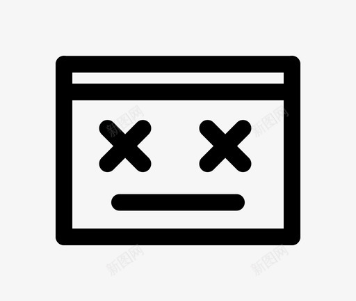 404错误死面错误页图标svg_新图网 https://ixintu.com 找到 死面 错误 页面