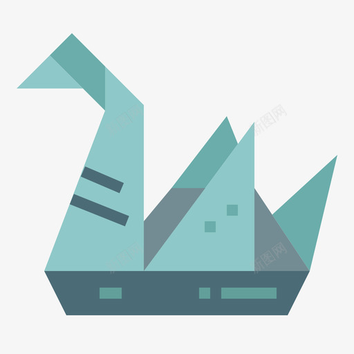 折纸工艺10平面图标svg_新图网 https://ixintu.com 工艺 平面 折纸