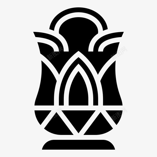 水晶家居装饰39雕文图标svg_新图网 https://ixintu.com 家居装饰 水晶 雕文
