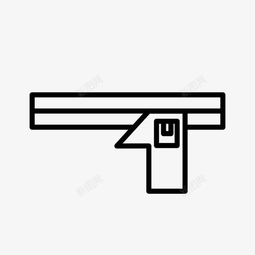 6英寸组合方头木工手工工具图标svg_新图网 https://ixintu.com 6英寸 工具 手工 方头 木工 组合