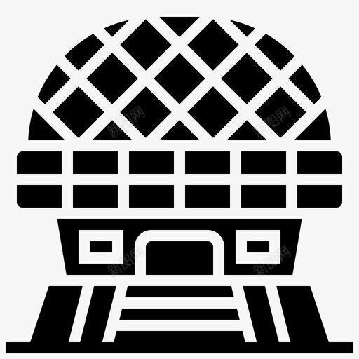 现代建筑建筑55字形图标svg_新图网 https://ixintu.com 字形 建筑 现代