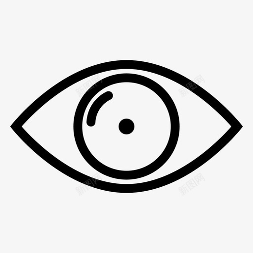 眼睛透明眼睛看见图标svg_新图网 https://ixintu.com 取消 看见 眼睛 视讯 透明 隐藏