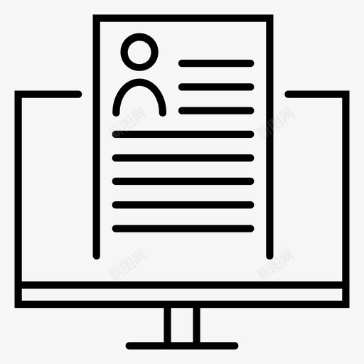 领导人力资源简介图标svg_新图网 https://ixintu.com 人力资源 研究 简介 简历 线索 统计 销售 领导