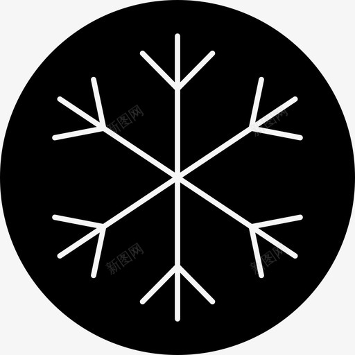 雪冷冰图标svg_新图网 https://ixintu.com 图标 雪雕文