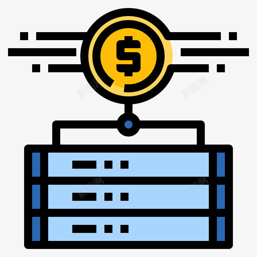数据存储fintech19线性颜色图标svg_新图网 https://ixintu.com fintech 存储 数据 线性 颜色