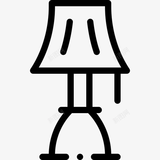 灯家用电器23线性图标svg_新图网 https://ixintu.com 家用电器 线性