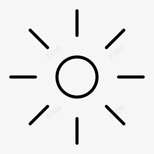 太阳白天的太阳充足的太阳图标svg_新图网 https://ixintu.com 充足 太阳 早晨 炎热 白天 编译 阳光