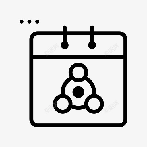 科学日历日期17线性图标svg_新图网 https://ixintu.com 日历 日期 科学 线性