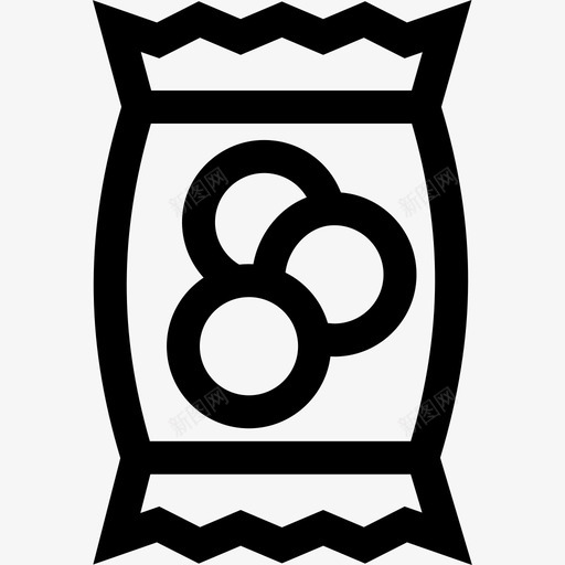 太妃糖甜点糖果2直线型图标svg_新图网 https://ixintu.com 太妃 甜点 直线 糖果 线型