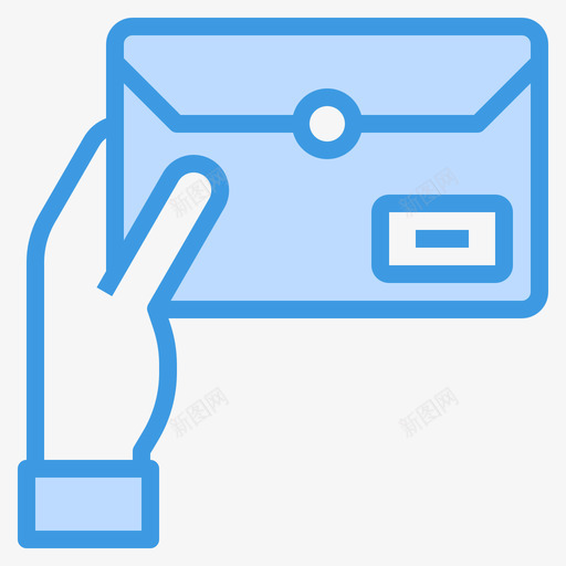 信封联系人和留言5蓝色图标svg_新图网 https://ixintu.com 人和 信封 留言 联系 联系人 蓝色