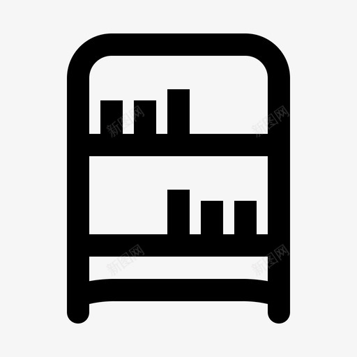 书柜家具家用电器图标svg_新图网 https://ixintu.com v2 书柜 图书馆 家具 家用电器 生产线