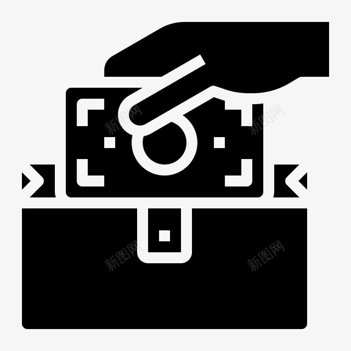 钱包帐单和付款填充图标svg_新图网 https://ixintu.com 付款 填充 帐单 钱包