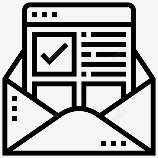 电子邮件博客作者和影响者23直系图标svg_新图网 https://ixintu.com 作者 博客 影响 电子邮件 直系