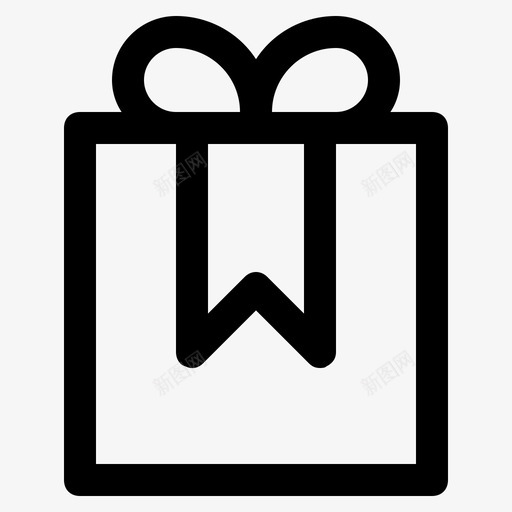 礼物盒子惊喜图标svg_新图网 https://ixintu.com 惊喜 概要 电子商务 盒子 礼物