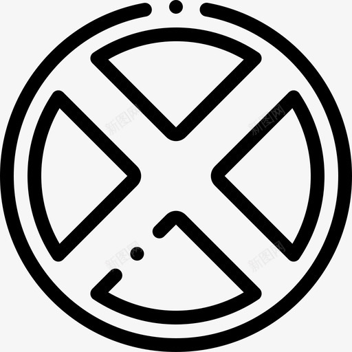 禁止交通标志13直线图标svg_新图网 https://ixintu.com 交通标志 直线 禁止
