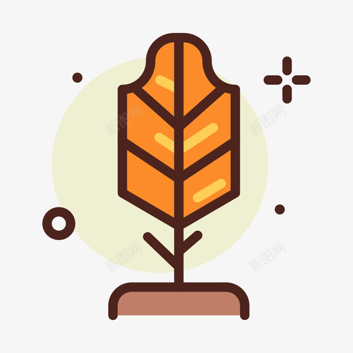 槭树树木19线形颜色图标svg_新图网 https://ixintu.com 树木 槭树 线形 颜色
