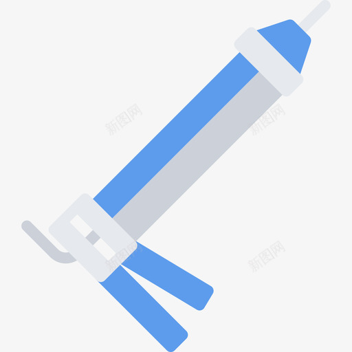 密封剂枪工具61扁平图标svg_新图网 https://ixintu.com 密封剂 工具 扁平