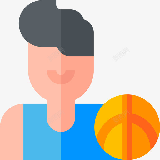 篮球体育头像16持平图标svg_新图网 https://ixintu.com 体育 头像 持平 篮球