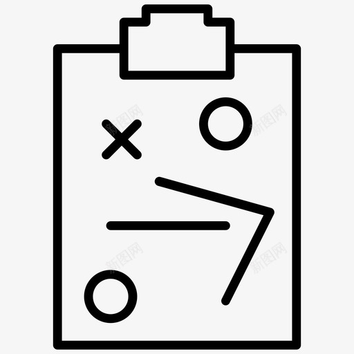 策略剪贴板笔记图标svg_新图网 https://ixintu.com 剪贴板 笔记 策略