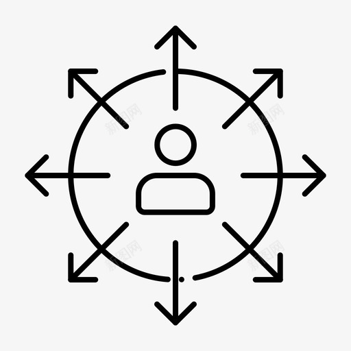 方向箭头职业图标svg_新图网 https://ixintu.com collection feb v3 web 人员 员工 方向 界面 箭头 职业