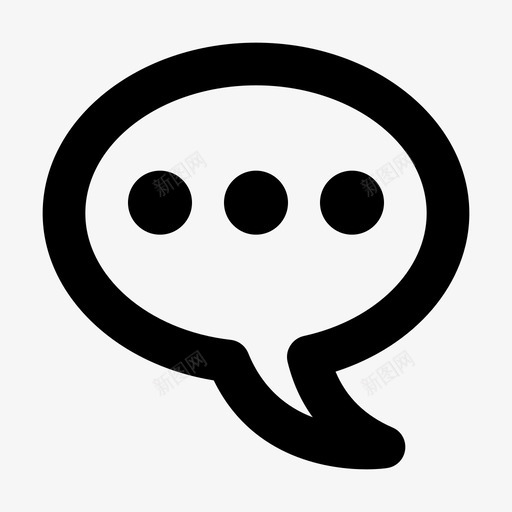 聊天评论对话图标svg_新图网 https://ixintu.com 信息 天和 对话 提纲 泡泡 聊天 评论 语音