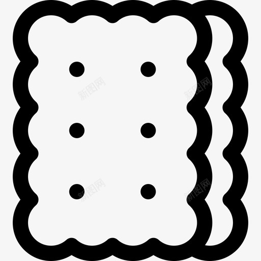 饼干甜点和糖果4份直系图标svg_新图网 https://ixintu.com 4份 甜点 直系 糖果 饼干