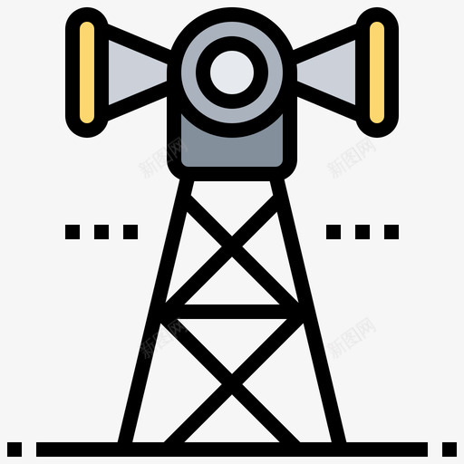 电信通信169线性彩色图标svg_新图网 https://ixintu.com 彩色 电信 线性 通信