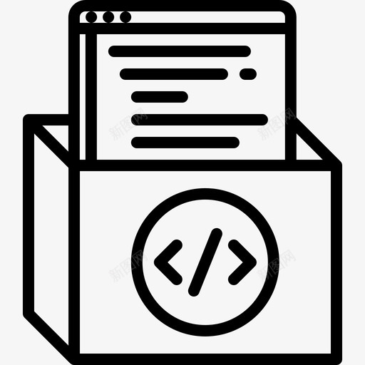 显影剂盒5线性图标svg_新图网 https://ixintu.com 显影剂 线性