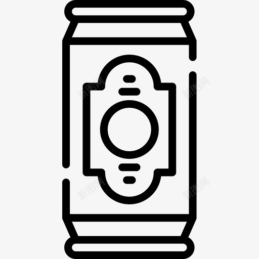 啤酒罐野餐54直系图标svg_新图网 https://ixintu.com 啤酒 直系 酒罐 野餐