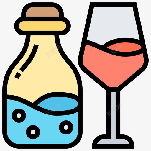 饮料酒店服务32线性颜色图标svg_新图网 https://ixintu.com 服务 线性 酒店 酒店服 颜色 饮料