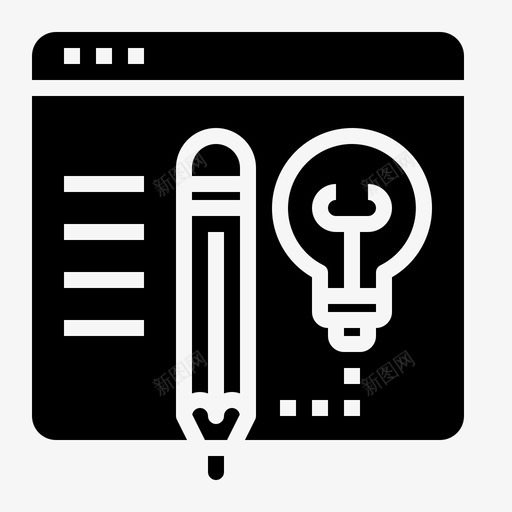 博客网站类型3填充图标svg_新图网 https://ixintu.com 博客 填充 类型 网站