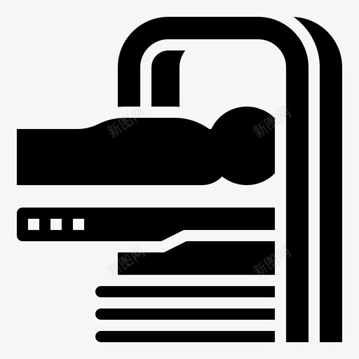 核磁共振健康检查2字形图标svg_新图网 https://ixintu.com 健康 字形 核磁共振 检查