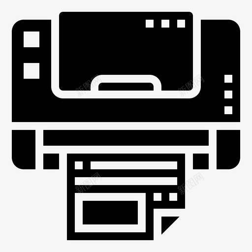 多功能打印机businessessential9字形图标svg_新图网 https://ixintu.com business essential 多功能 字形 打印机