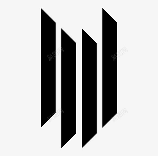 参差不齐装饰整齐锐利图标svg_新图网 https://ixintu.com 不平 交错 参差不齐 操场 整齐 梯形 波浪形 装饰 锐利