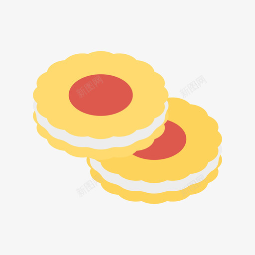 饼干食品和饮料29平的图标svg_新图网 https://ixintu.com 平的 食品 饮料 饼干