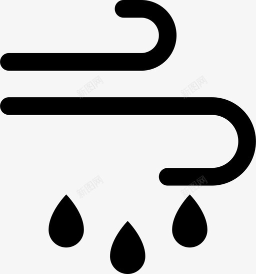 风雨天云闪电图标svg_新图网 https://ixintu.com 太阳 媒体 标签 社交 闪电 雨天 风雨