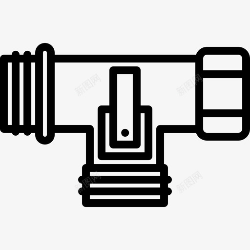 水水管工11线性图标svg_新图网 https://ixintu.com 水管 管工 线性