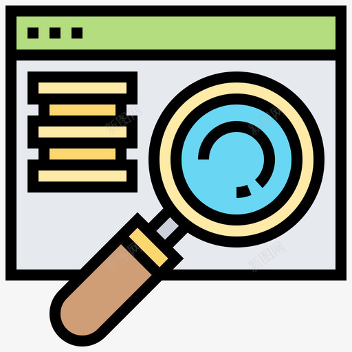 搜索数据库管理3线性颜色图标svg_新图网 https://ixintu.com 搜索 数据库 管理 线性 颜色