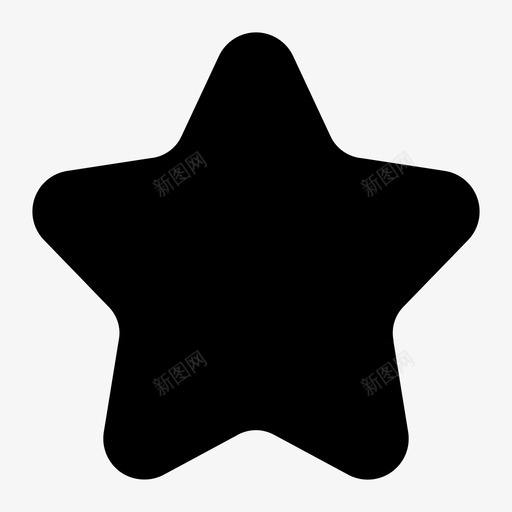 五角星 (3)svg_新图网 https://ixintu.com 五角星 (3)