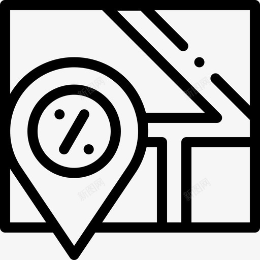 地图夏季销售12直线图标svg_新图网 https://ixintu.com 地图 夏季 直线 销售