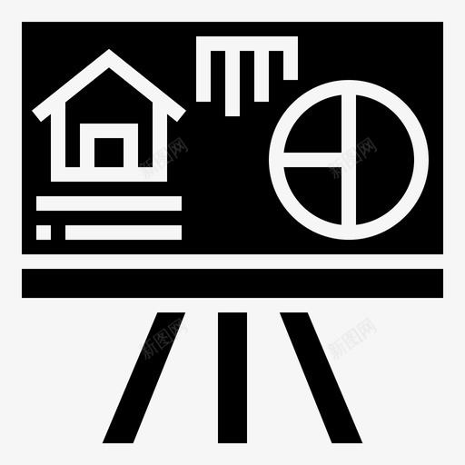 可视化房屋规划图标svg_新图网 https://ixintu.com 元素 可视化 字形 工程 房屋 演示 规划 项目