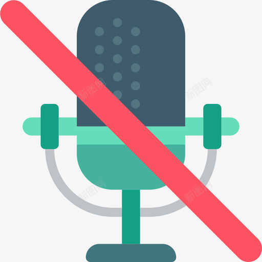 静音必需品74扁平图标svg_新图网 https://ixintu.com 必需品 扁平 静音