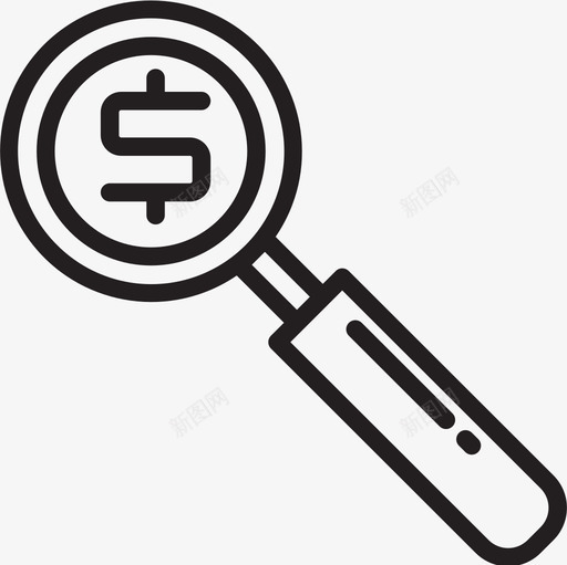 投资创业新业务7直线型图标svg_新图网 https://ixintu.com 创业 投资 新业务 直线 线型